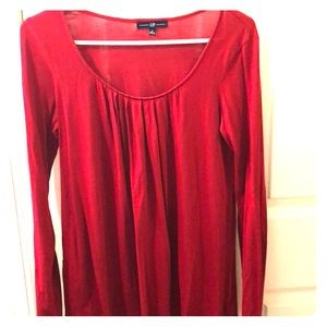 Gap red long sleeve small